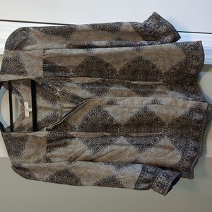 Joie silk tie-neck blouse small